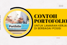 Contoh Portofolio Lamaran Kerja