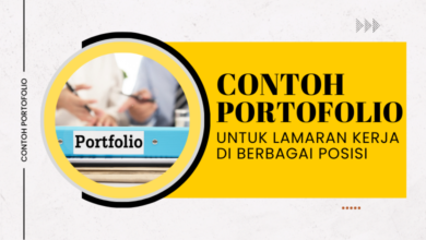 Contoh Portofolio Lamaran Kerja